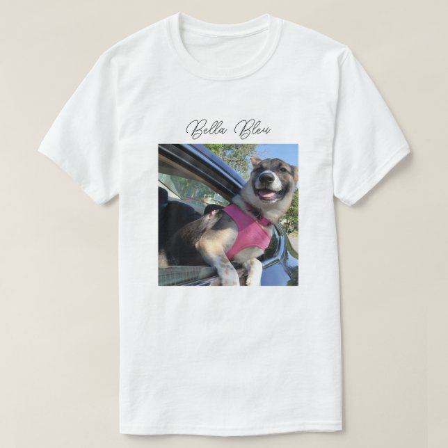 Bella Bleu eller Anpassningsbar Photo T Shirt (Design framsida)