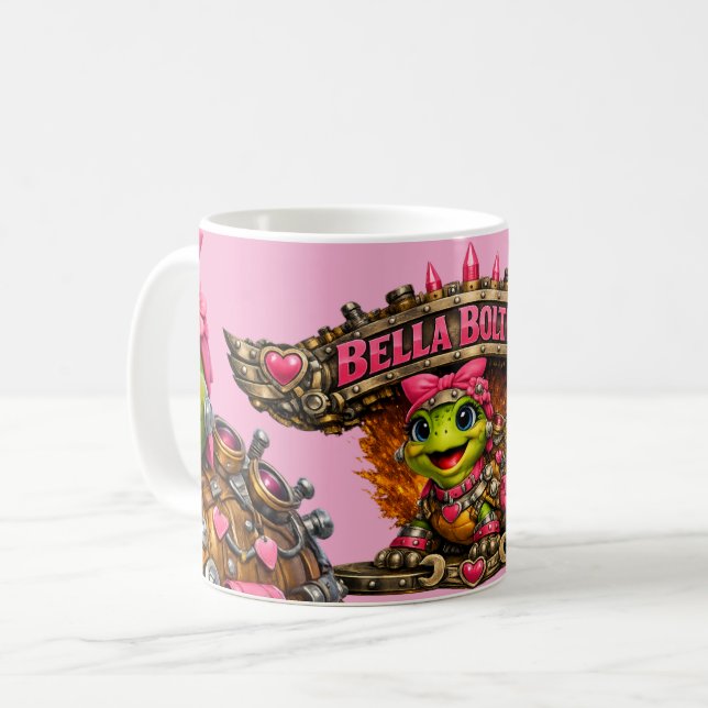 Bella Boltina Turtle Kaffemugg (Framsida vänster)