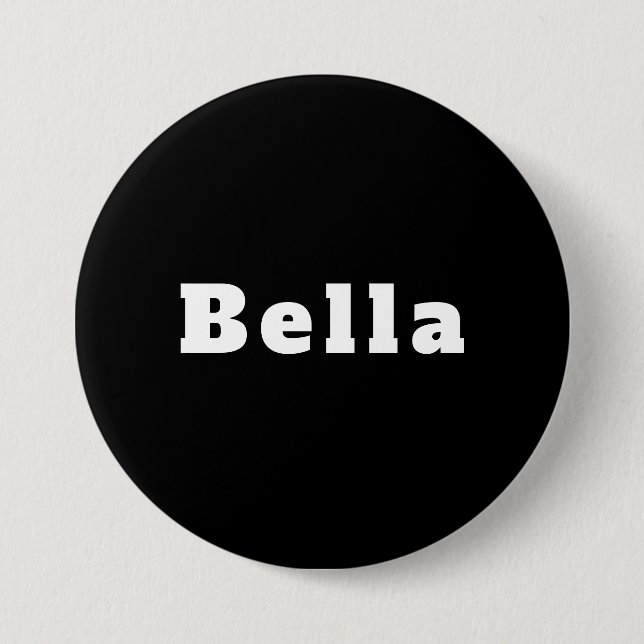 Bella Button – Hochwertiger Ansteckbutton Knapp (Framsida)