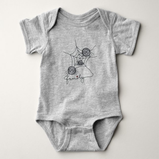 Bella+Canvas Baby Tri-Blend Tee med (Framsida)