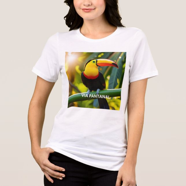 Bella+Canvas Camiseta Tri-blend feminina Tucano T Shirt (Framsida)