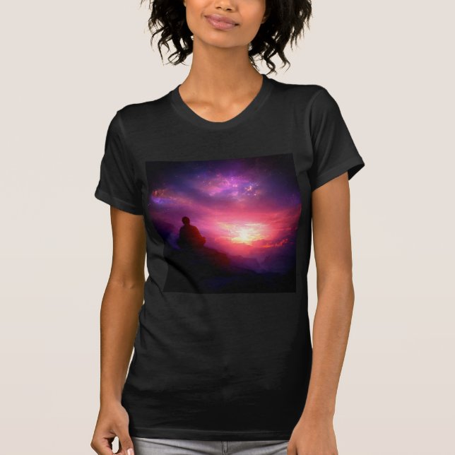 Bella+Canvas Dam T-shirt med slank passform (Framsida)
