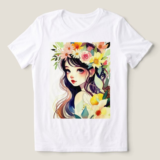 Bella+Canvas Dam Tri-blend T-Shirt (Design Framsida)