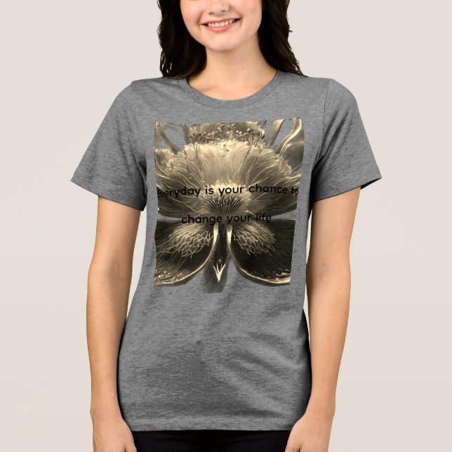 Bella+Canvas Dam Tri-Blend T-Shirt av Zazzle (Framsida)