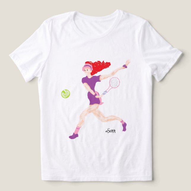 Bella+Canvas Dam Tri-blend T-Shirt Tennis  (Design Framsida)