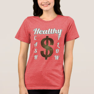 Bella+Canvas Dam Tri-blend T-Shirt, Vit, Adu T Shirt