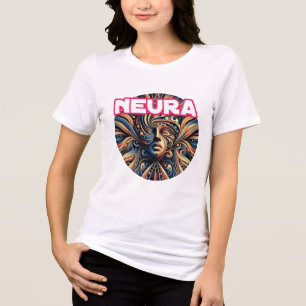 Bella+Canvas Dam Tri-blend T-Shirt, Vit, Adu T Shirt