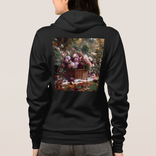 Bella+Canvas Full-Zip Hoodie T Shirt (Baksida)