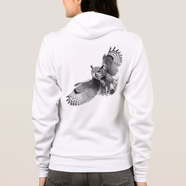 Bella+Canvas Full-Zip Hoodie T Shirt (Baksida)