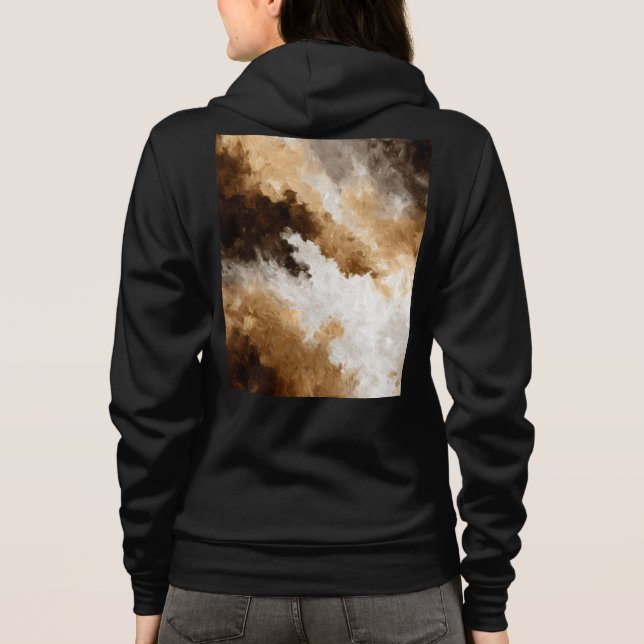 Bella+Canvas Full-Zip Hoodie T Shirt (Baksida)