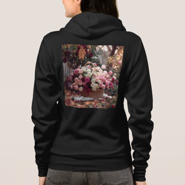 Bella+Canvas Full-Zip Hoodie T Shirt (Baksida)