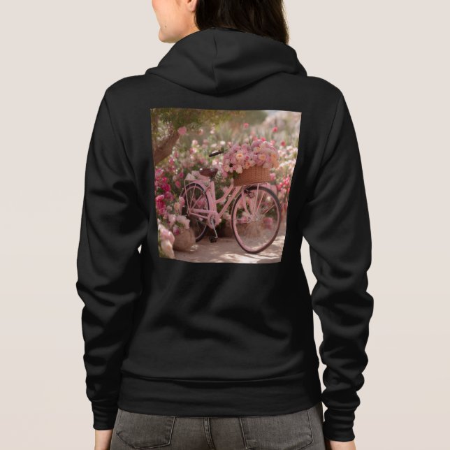 Bella+Canvas Full-Zip Hoodie T Shirt (Baksida)