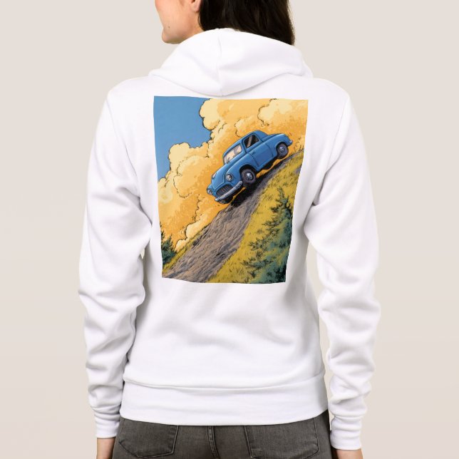 Bella+Canvas Full-Zip Hoodie T Shirt (Baksida)