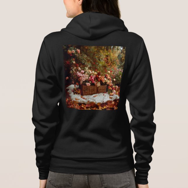 Bella+Canvas Full-Zip Hoodie T Shirt (Baksida)