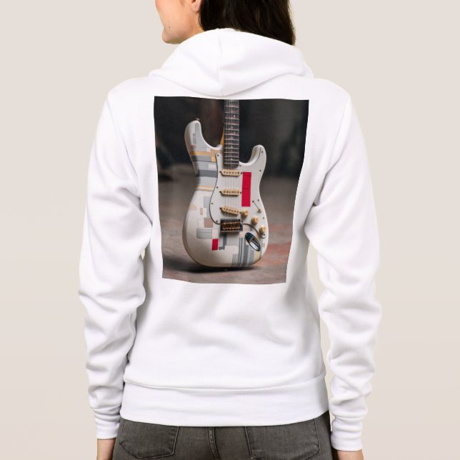 Bella+Canvas Full-Zip Hoodie T Shirt (Baksida)