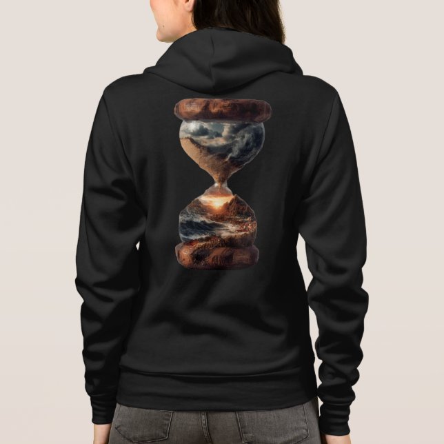 Bella+Canvas Full-Zip Hoodie T Shirt (Baksida)