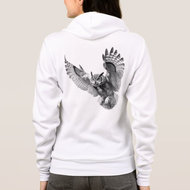 Bella+Canvas Full-Zip Hoodie T Shirt (Baksida)