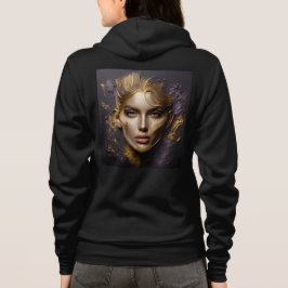 Bella+Canvas Fullt-Zip-Sweatshirts med teckningar T Shirt