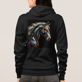 Bella+Canvas Fullt-Zip-Sweatshirts med teckningar T Shirt