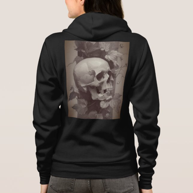 Bella+Canvas Heldräkt med Full Zip T Shirt (Baksida)