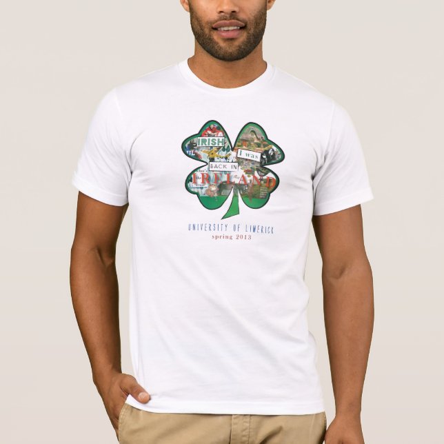 Bella Canvas Irish I var tillbaka i Irland Tee (Framsida)