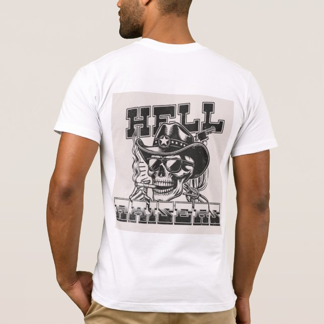 Bella+Canvas Jersey "helvetet Raisers" T Shirt (Baksida)