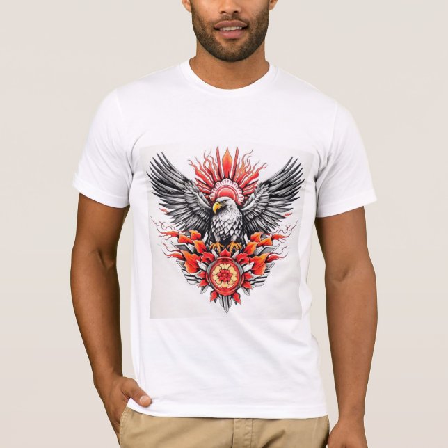 "Bella+Canvas Jersey Kortärmad T-Shirt - Amerika (Framsida)