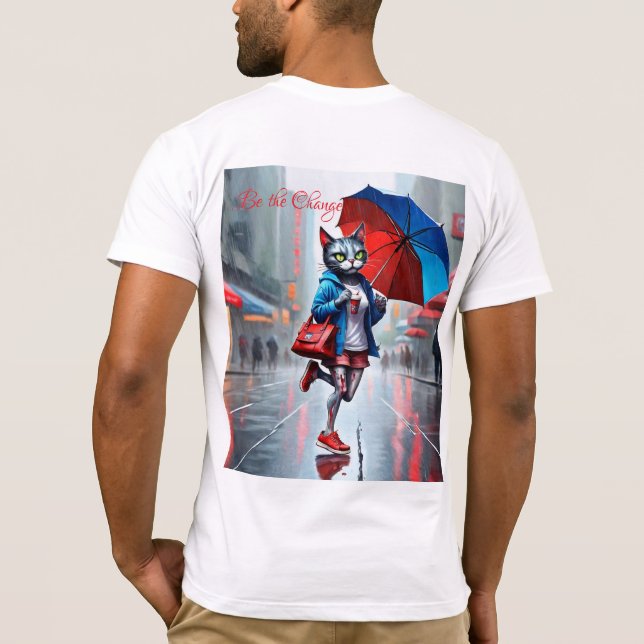 Bella Canvas Jersey Kortärmad T-Shirt Kittens (Baksida)