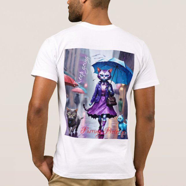 Bella Canvas Jersey Kortärmad T-Shirt Kittens (Baksida)