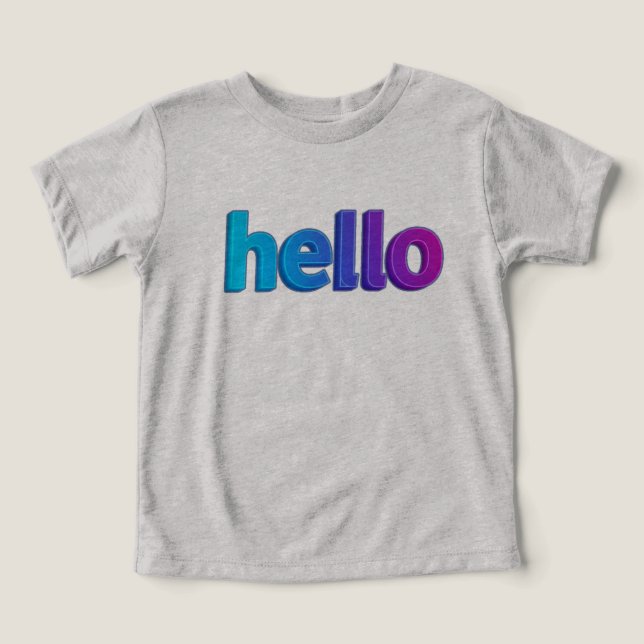 Bella+Canvas Småbarn Tri-blend T-Shirt (Design Framsida)
