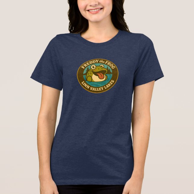 Bella+Canvas Tri-blandad Långärmad Tröja, enfärgad T Shirt (Framsida)