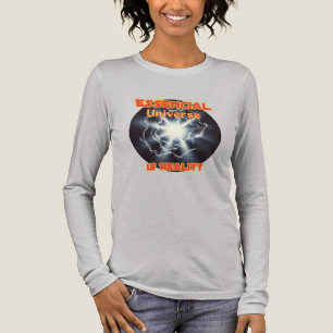 Bella+Canvas Tri-blend Långärmad Shirt, Solid Bl T Shirt
