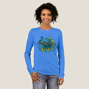 Bella+Canvas Tri-blend Långärmad Shirt, Solid Bl T Shirt