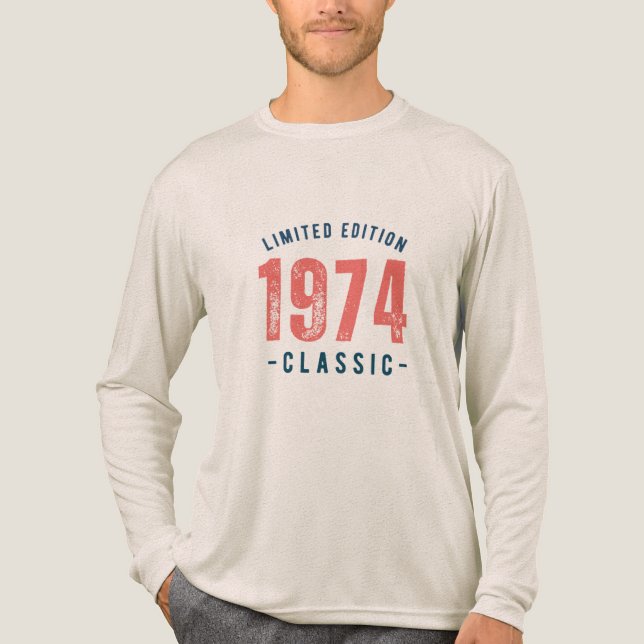 Bella+Canvas Tri-blend-Långärmad Shirt T Shirt (Framsida)