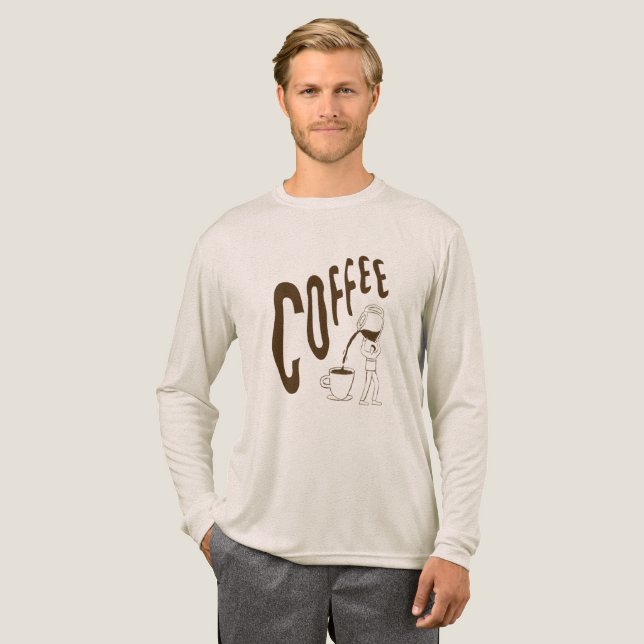 Bella+Canvas Tri-blend-Långärmad Shirt T Shirt (Hel framsida)