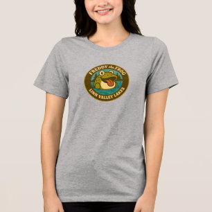 Bella+Canvas Tri-blend Långärmad Tröja, Solid Bl T Shirt