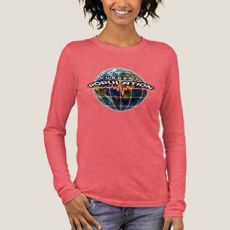Bella+Canvas Tri-blend Långärmad Tröja, Vit, S T Shirt
