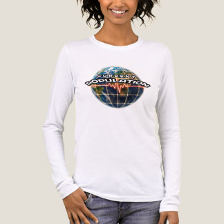 Bella+Canvas Tri-blend Långärmad Tröja, Vit, S T Shirt