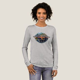 Bella+Canvas Tri-blend Långärmad Tröja, Vit, S T Shirt