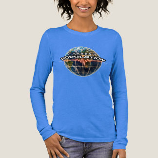 Bella+Canvas Tri-blend Långärmad Tröja, Vit, S T Shirt