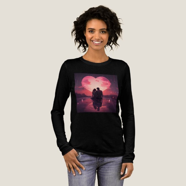 Bella+Canvas Tri-blend Long Sleeve Shirt T (Hel framsida)