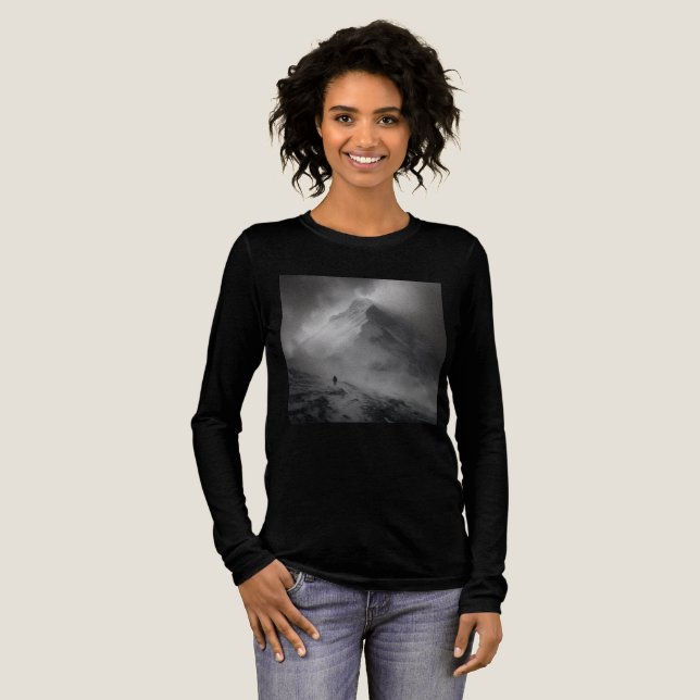 Bella+Canvas Tri-blend Long Sleeve Shirt T (Hel framsida)