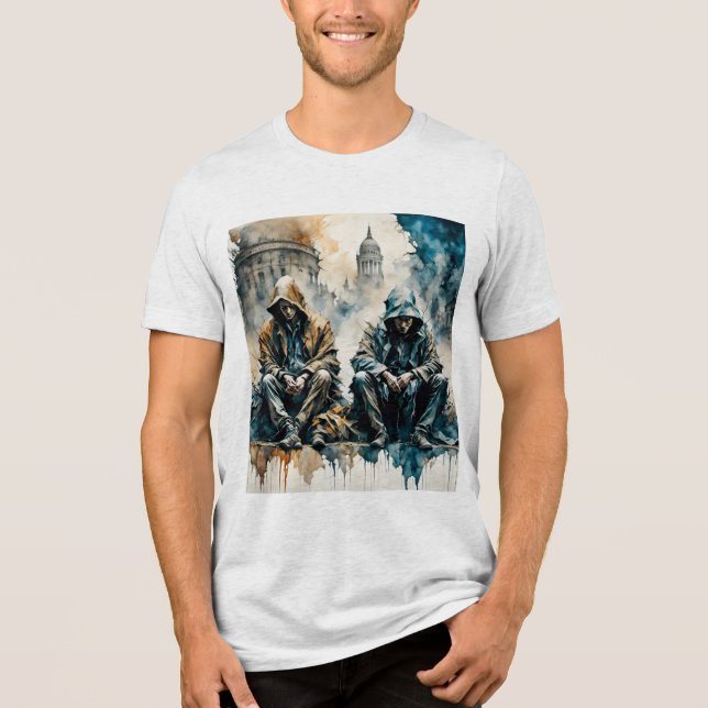 Bella+Canvas Tri-blend T-Shirt (Framsida)