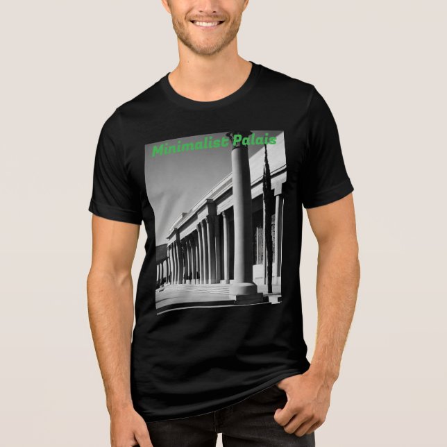 Bella+Canvas Tri-Blend T-Shirt – 1920-tal Minimali (Framsida)