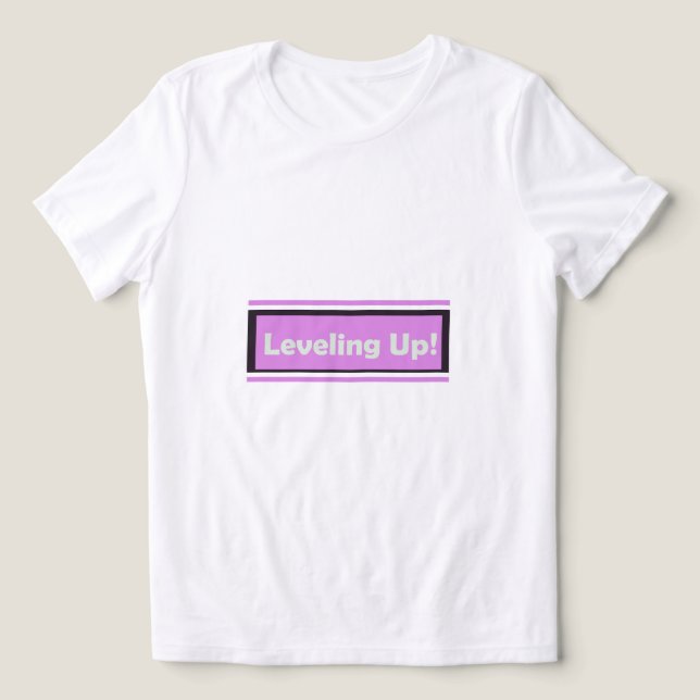 Bella+Canvas Tri-blend T-Shirt-nivåuppåt T Shirt (Design Framsida)