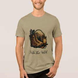 Bella+Canvas Tri-blend T-Shirt, Olivgrön T Shirt