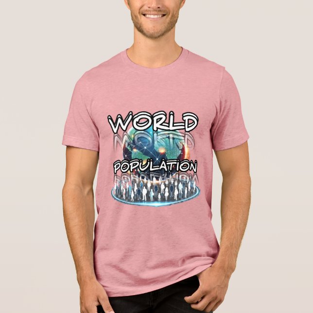 Bella+Canvas Tri-blend T-Shirt, Solid Black Trible T Shirt (Framsida)