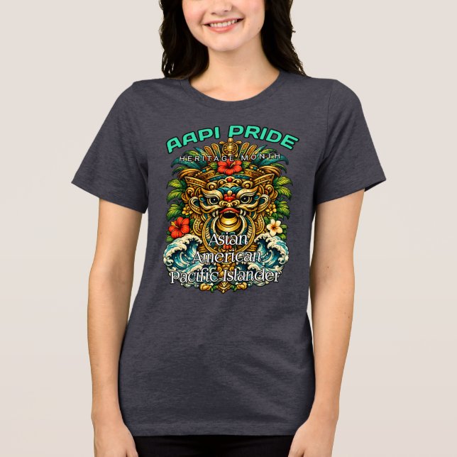 Bella+Canvas Tri-blend T-Shirt, Vit, Adult S T Shirt (Framsida)