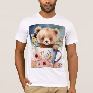 Bella+Canvas Tri-blend T-Shirt, White, Vuxen L T Shirt