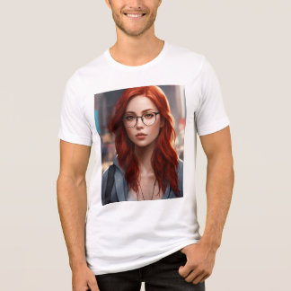 Bella+Canvas Tri-blend T-Shirt, White, Vuxen L T Shirt